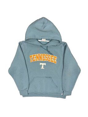 Vintage 00s Tennessee Volunteers NCAA Hoodie Blue Russell Athletic Medium